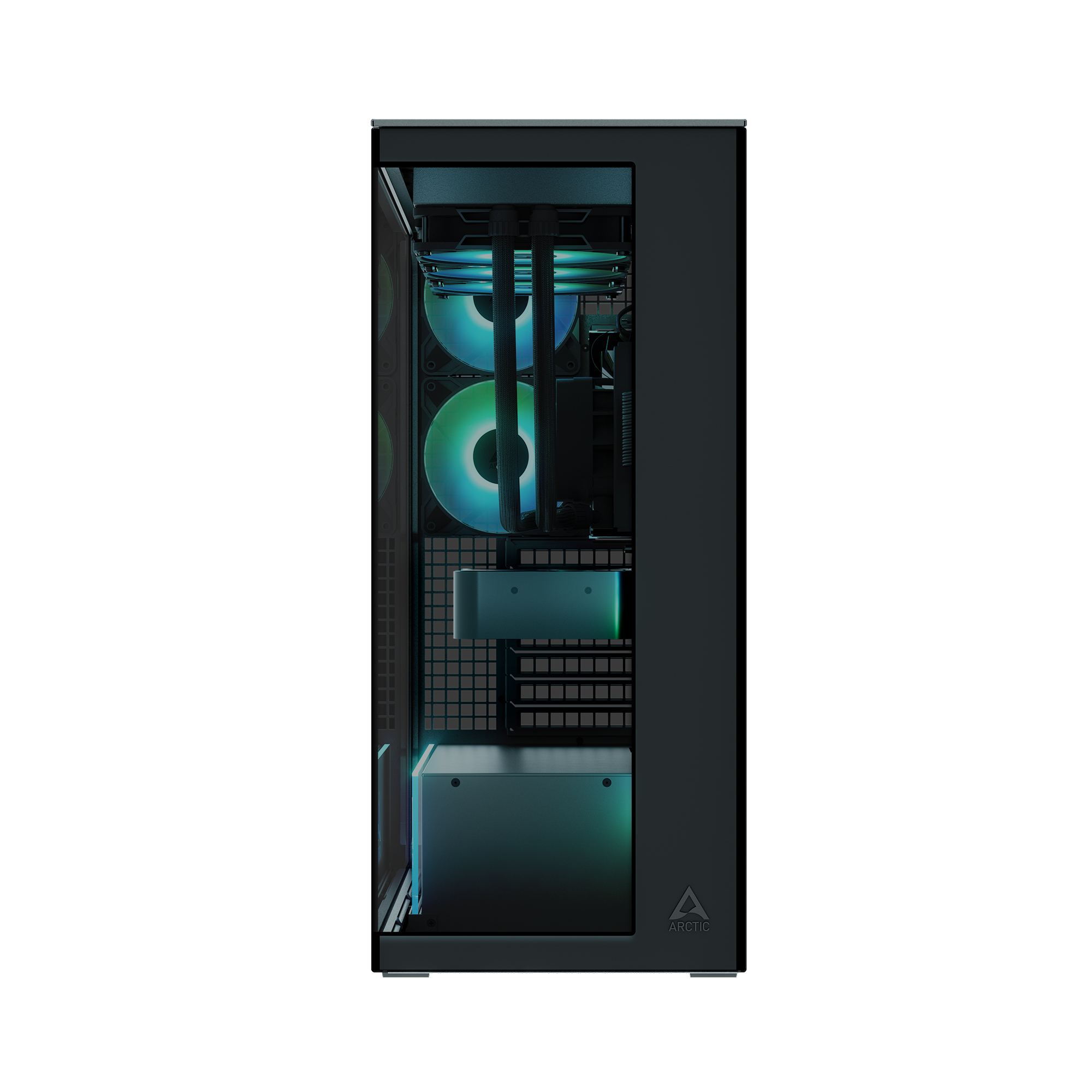 Компьютерный корпус Arctic Xtender, Black, Tinted Glass (ACPCC00015A)