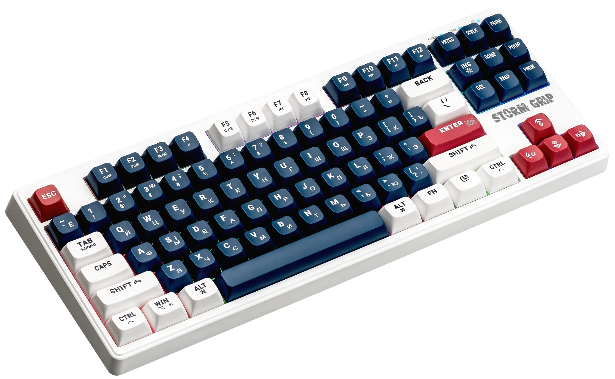 Клавиатура Defender StormGrip GK-188, Silver, (45188)