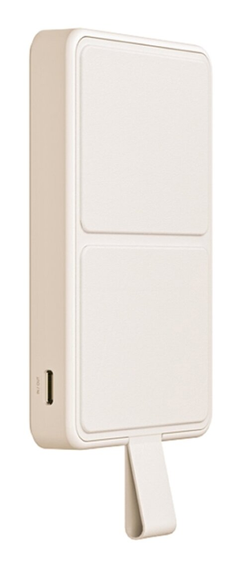 Power bank Xiaomi Magnetic, 6000 mAh, 15W, USB Type-C, USB, Beige (BHR9074GL)