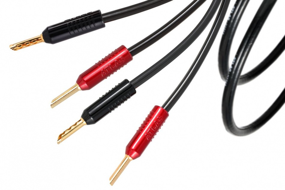 Кабель акустический разъемы Банан Atlas Hyper Achromatic Speaker Z 2.0, 3.0м (5056453527439)