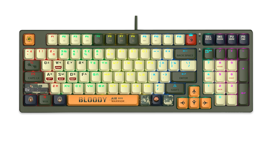 Клавиатура игровая Bloody S98-Aviator ( S98-Aviator )