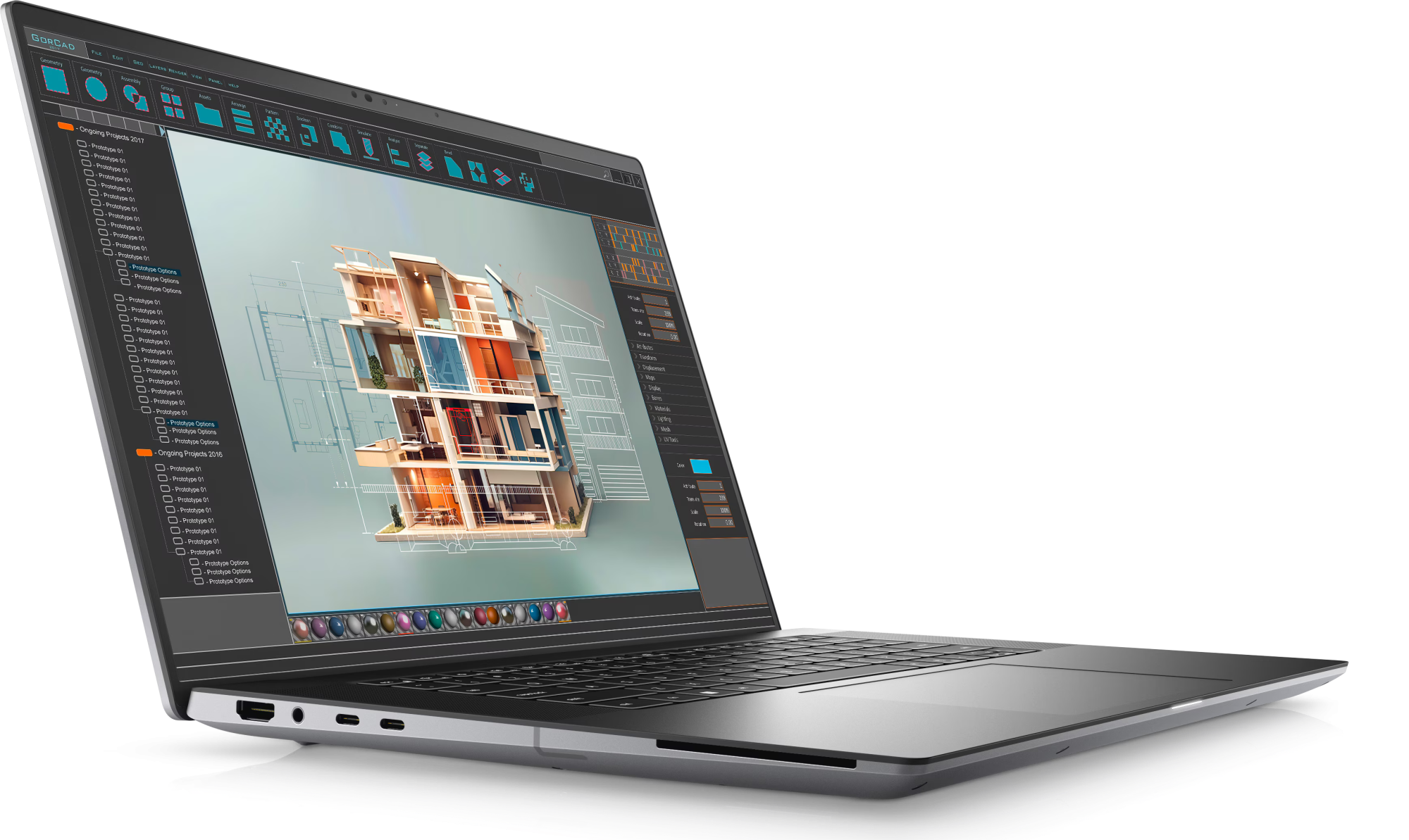 Мобильная рабочая станция Dell Precision 5690 (210-BLLB_165H_32/1tb)