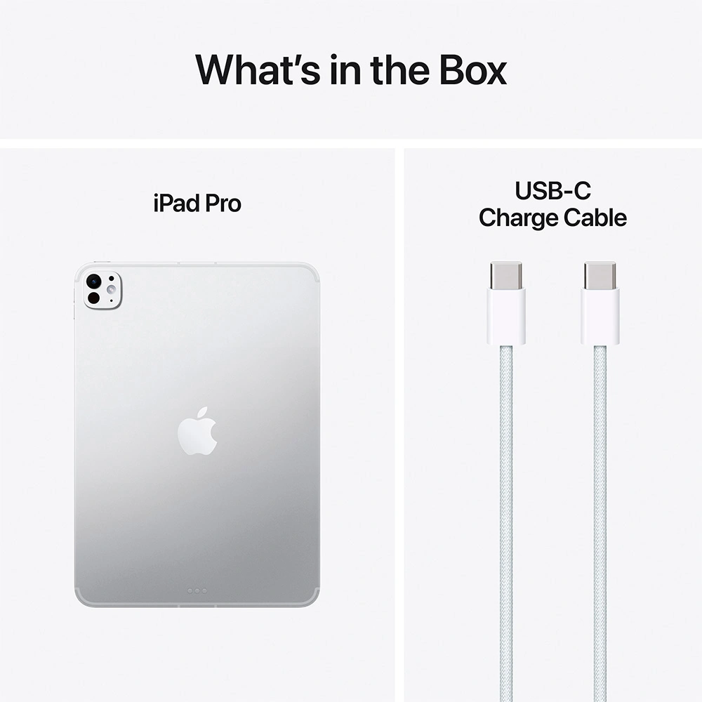 Планшет Apple iPad Pro 11" (2025) 12/256 GB Wi‑Fi + Cellular, Silver (ME2P4QA/A)