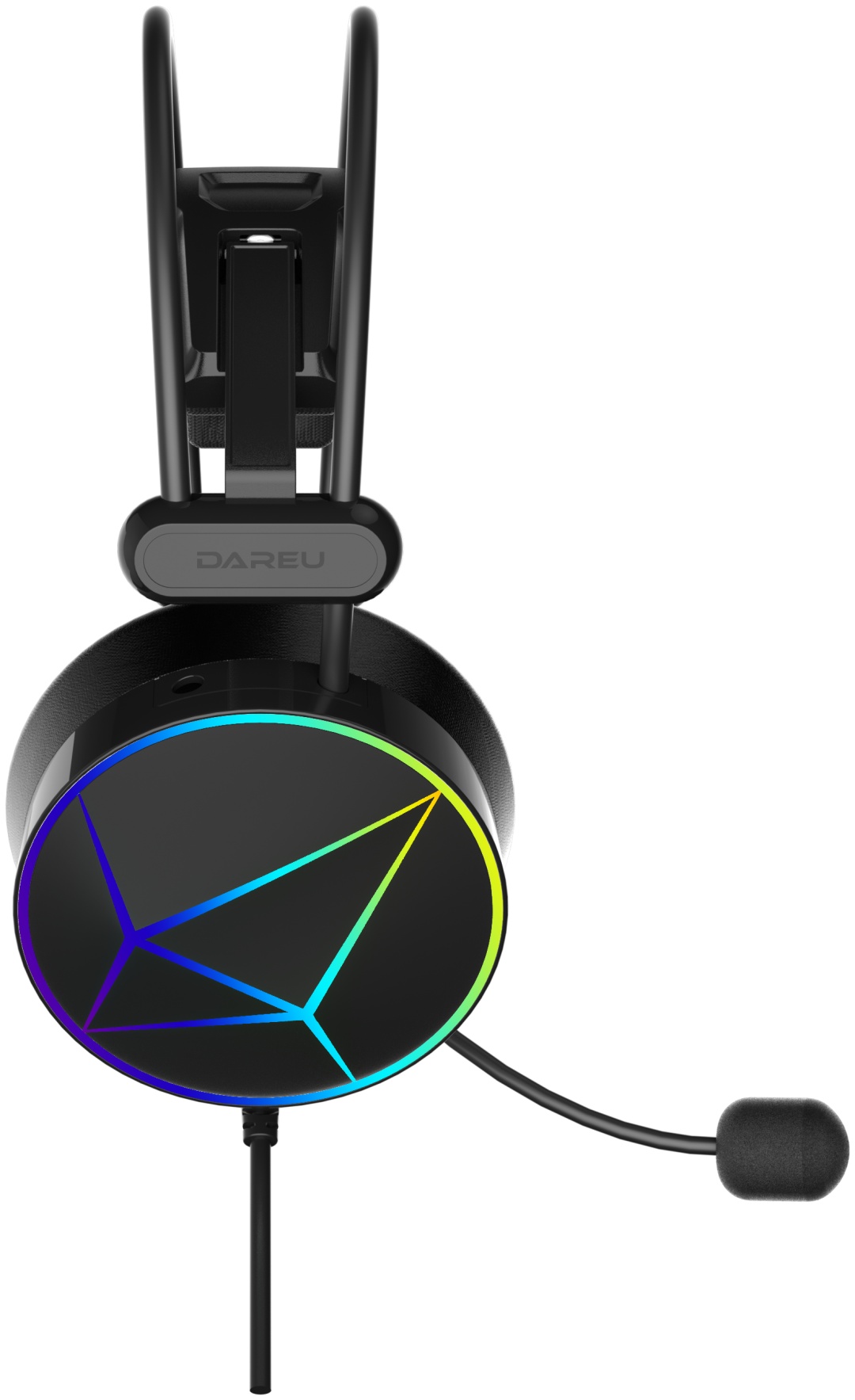 Игровые наушники Dareu EH722X PRO Black, RGB (DU-EH722XP-BK)