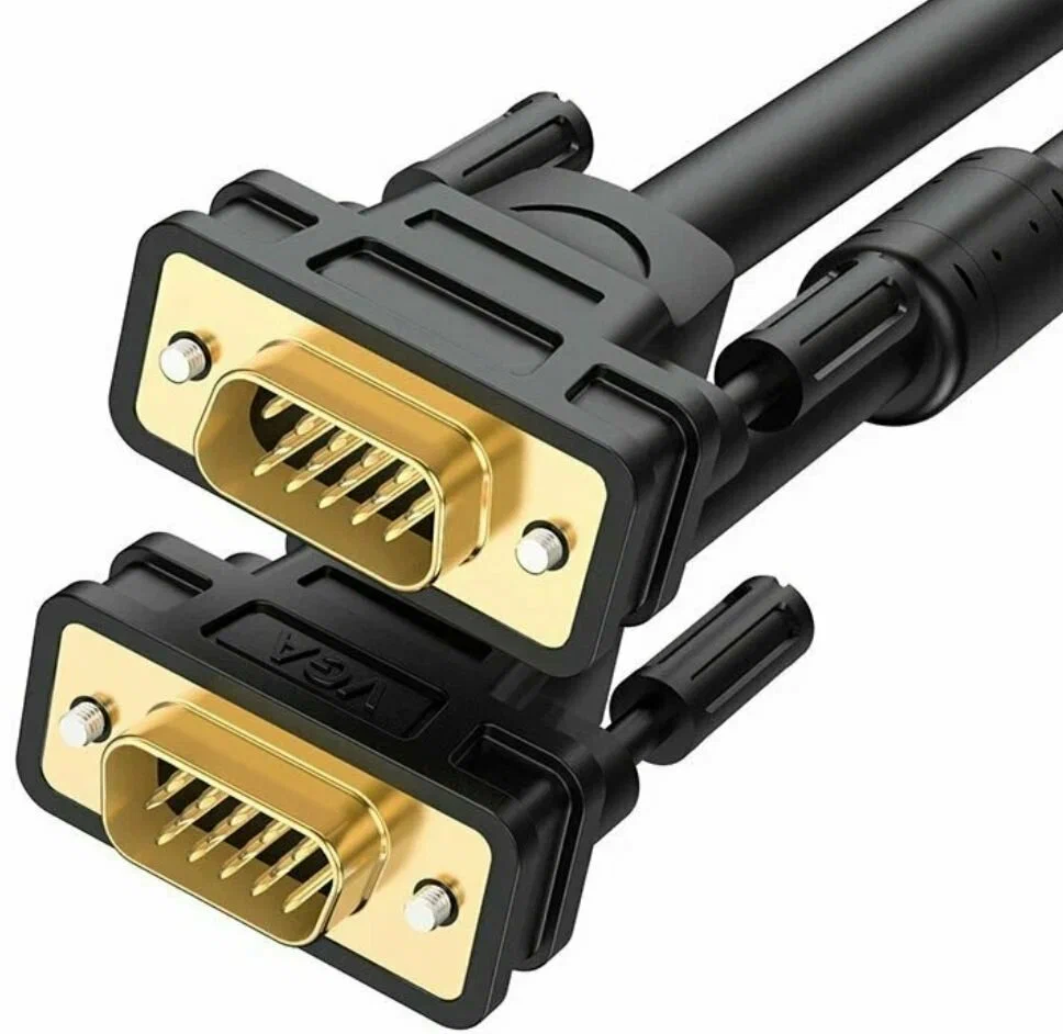 Кабель Ugreen VG101, VGA 15M/15M, 2m (11646 OEM)