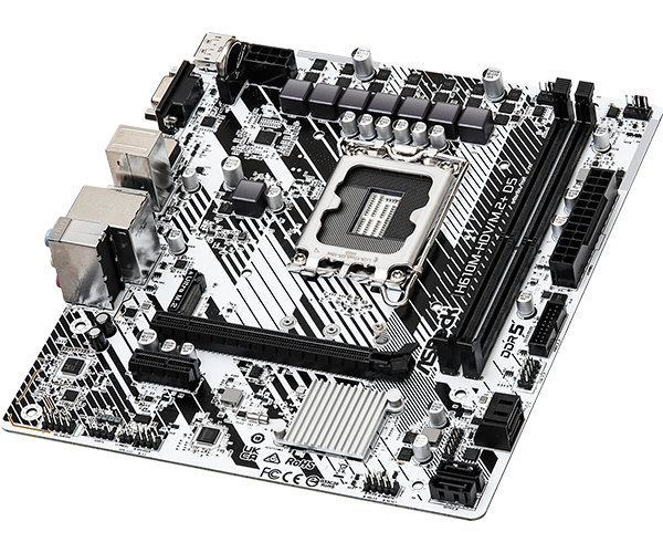 Материнская плата ASRock H610M-HDV/M.2+ D5 (90-MXBM50-A0UAYZ)