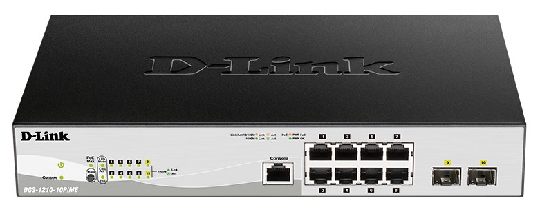 Коммутатор D-Link DGS-1210-10P/ME/B1A (DGS-1210-10P/ME/B1A)