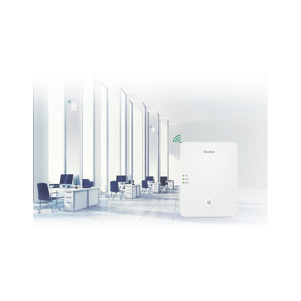 IP-DECT-система Yealink W80DM, до 100 вызовов, PoE (W80DM)