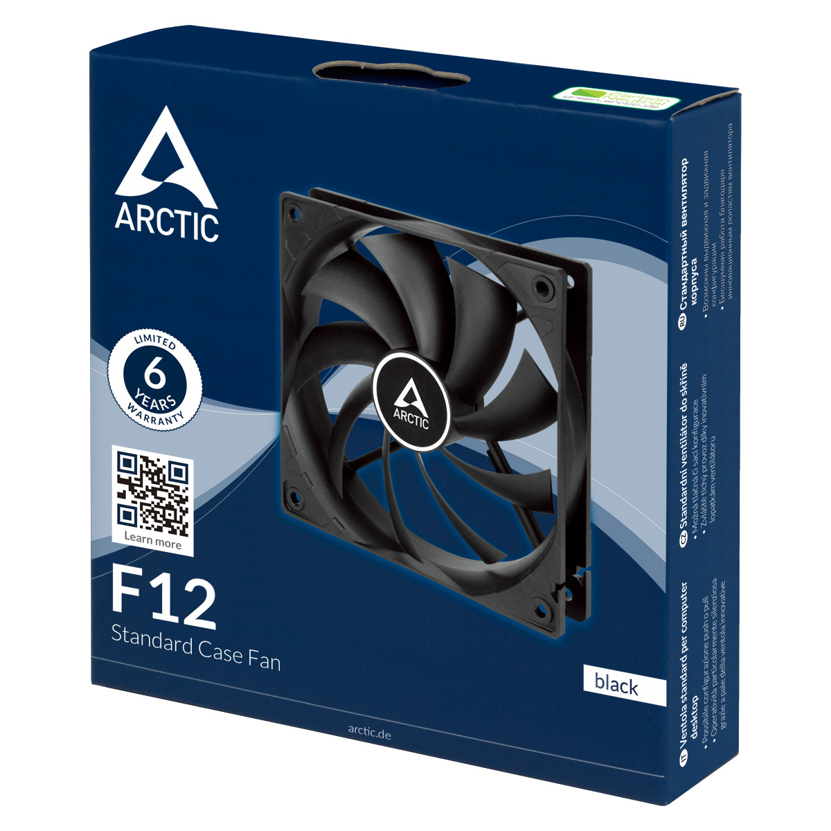 Кулер для корпуса ARCTIC F12, Black (ACFAN00201A)