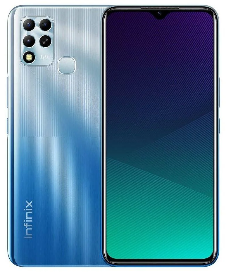 Смартфон Infinix HOT 11, 4/64GB - Silver Wave (X662/SILVER)