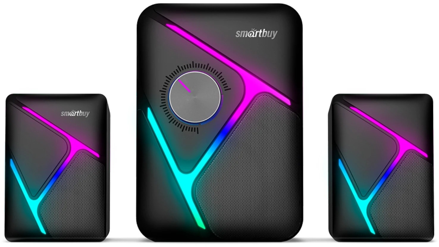 Акустическая система 2.1 SmartBuy S2, Черный (SBA-4500)