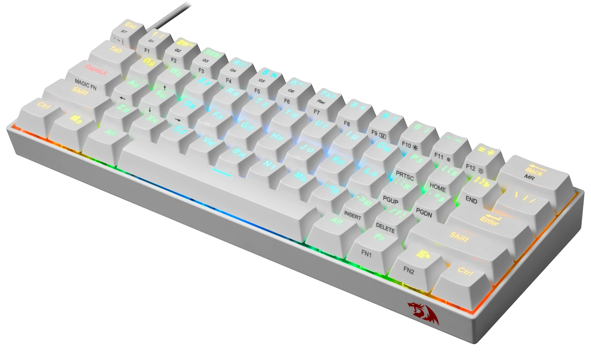 Клавиатура Redragon Draconic White (77810)
