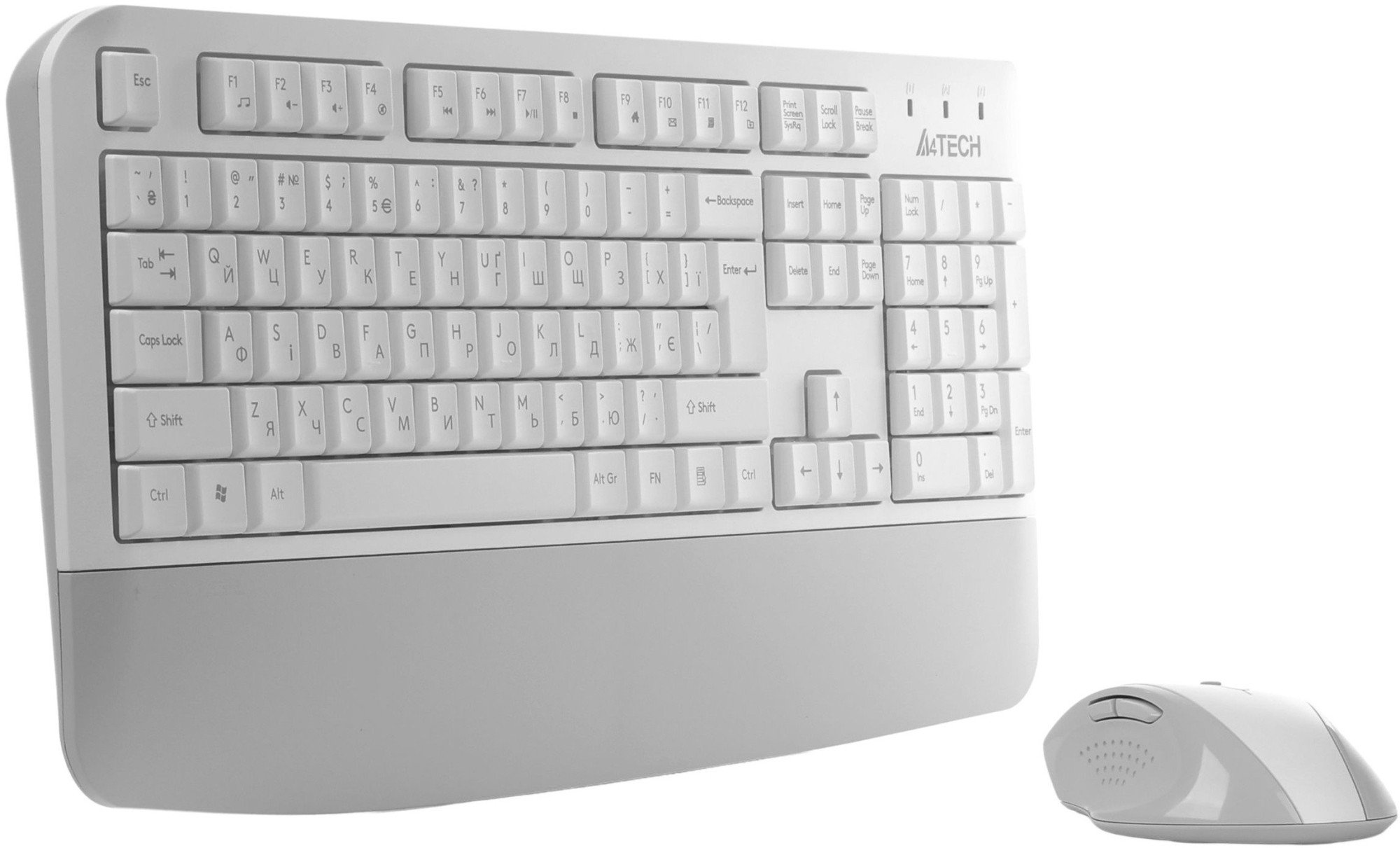 Клавиатура+мышь беспроводная A4tech Fstyler FG2500S Plus - White (A4T FG2500SPlus White)