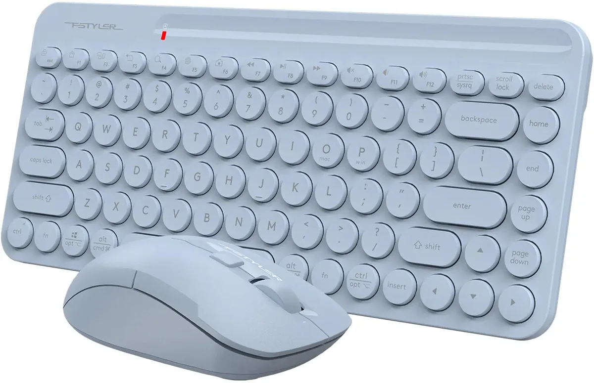 Клавиатура+мышь беспроводная A4tech Fstyler FG3200 Air 2 Blue (FG3200 Air 2 Blue)