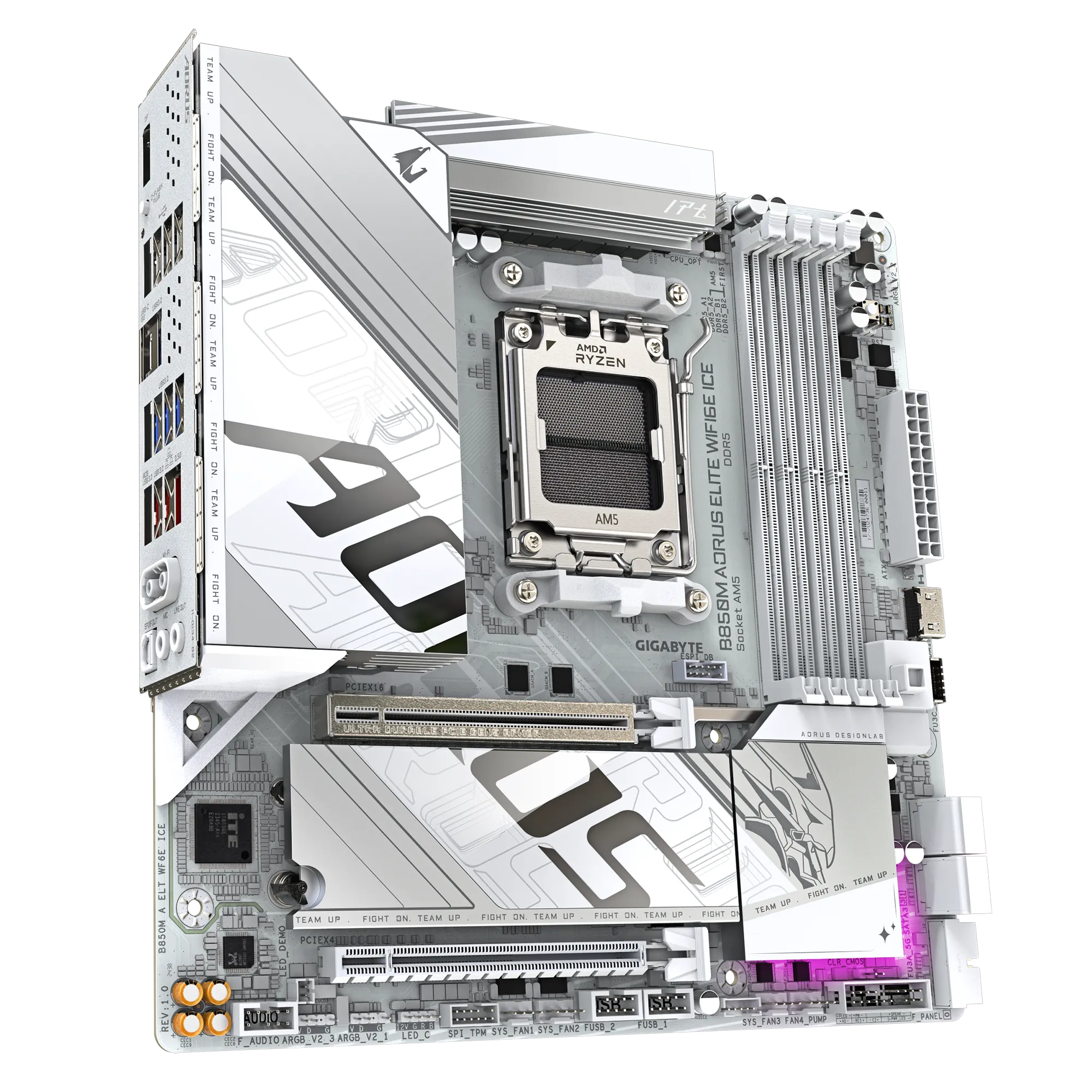 Материнская плата Gigabyte B850M AORUS ELITE WIFI6E ICE (B850M A ELT WF6E ICE)