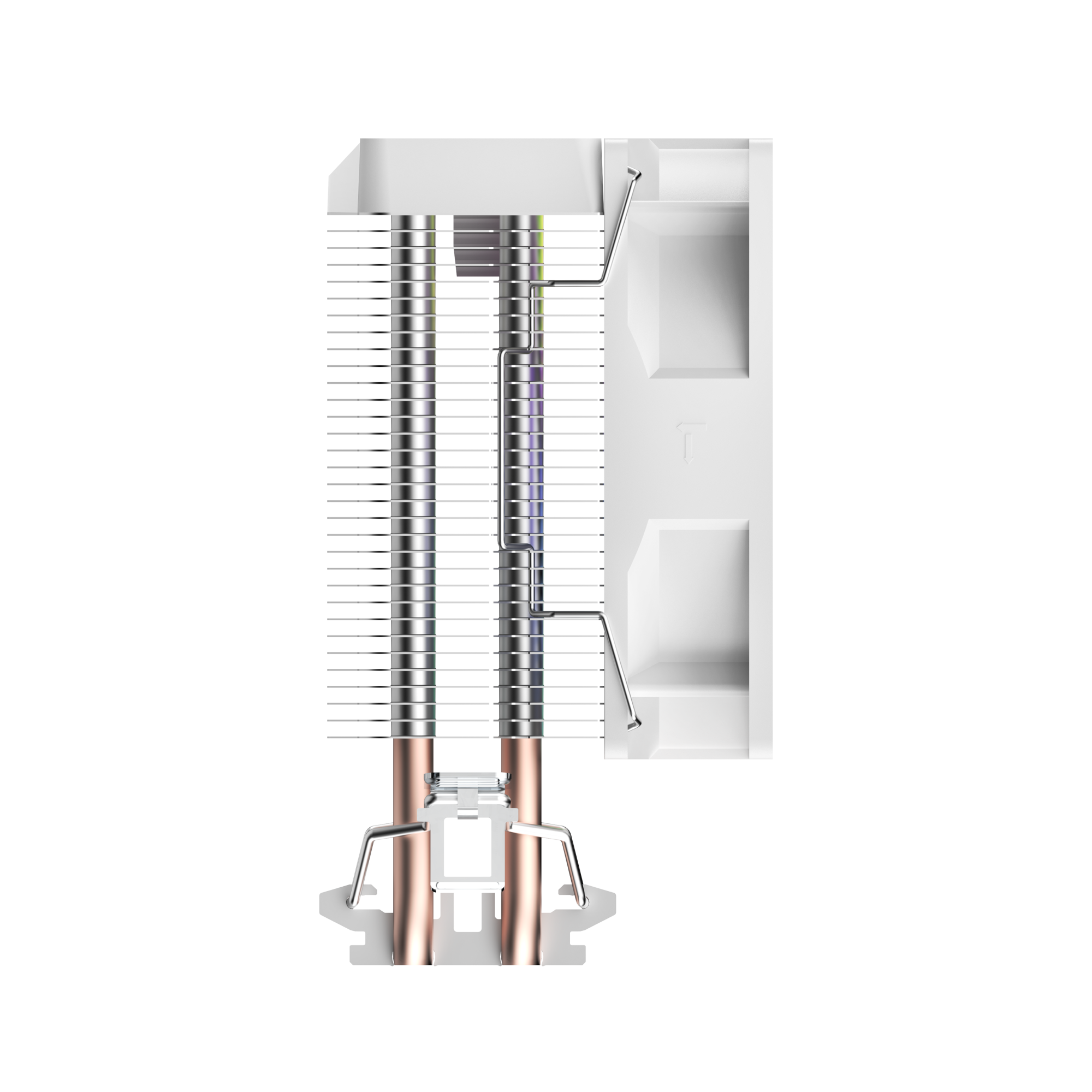 Вентилятор для процессора Ocypus Gamma A20 WH ARGB, Белый (Gamma-A20-WH1AAWN00F-GL)