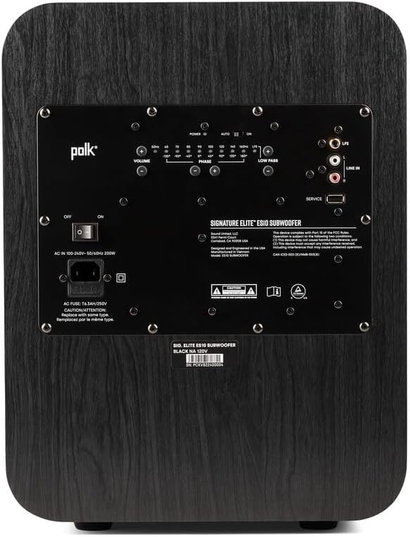 Сабвуфер Polk Audio Signature Elite ES10 (SIGS10SUBELBK)
