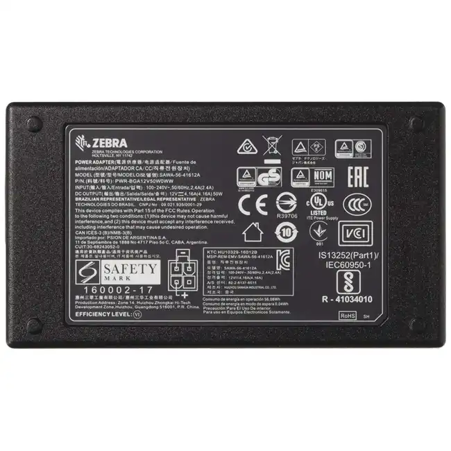 Блок питания для штрихкодирования Zebra (PWR-BGA12V50W0WW)