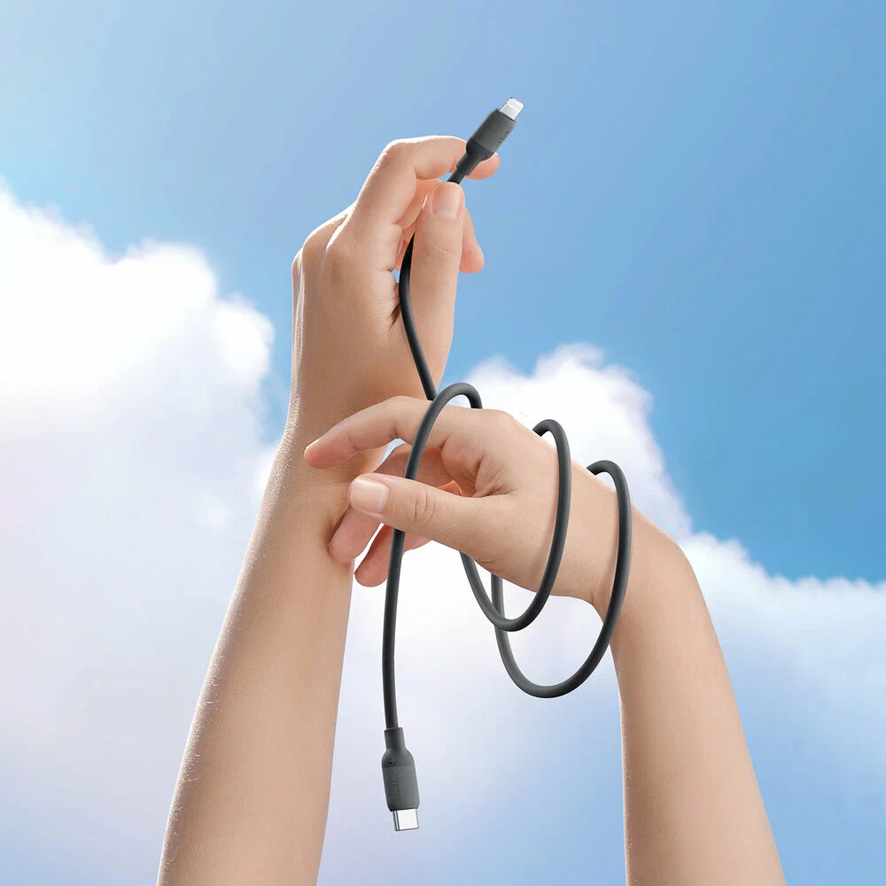 Кабель Ugreen US387, USB-C to Lightning, 1m - Black (20304)