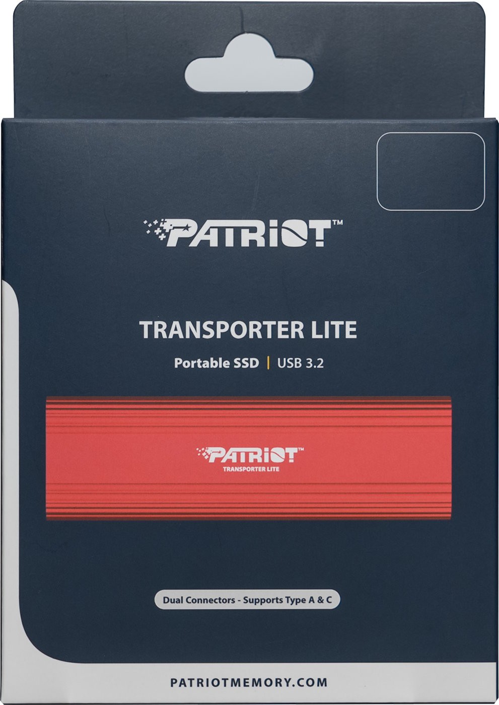 Внешний SSD диск Patriot Memory Transporter Lite 1TB Красный (PTPL1TBPEC)