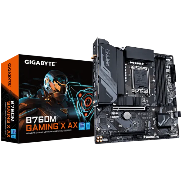 Материнская плата Gigabyte B760M Gaming X AX (B760M GAMING X AX 1.1/B760M GAMING X AX 1.2)