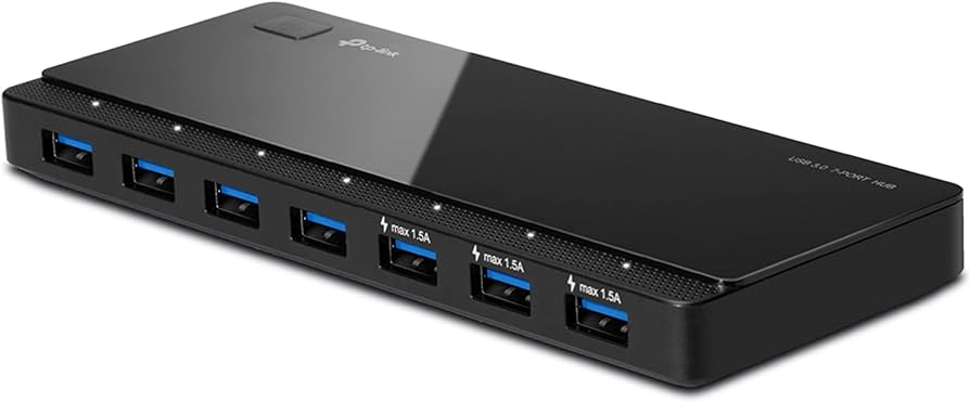 Хаб USB 7-port USB 3.0 TP-Link UH700, Black (UH700 BLACK)