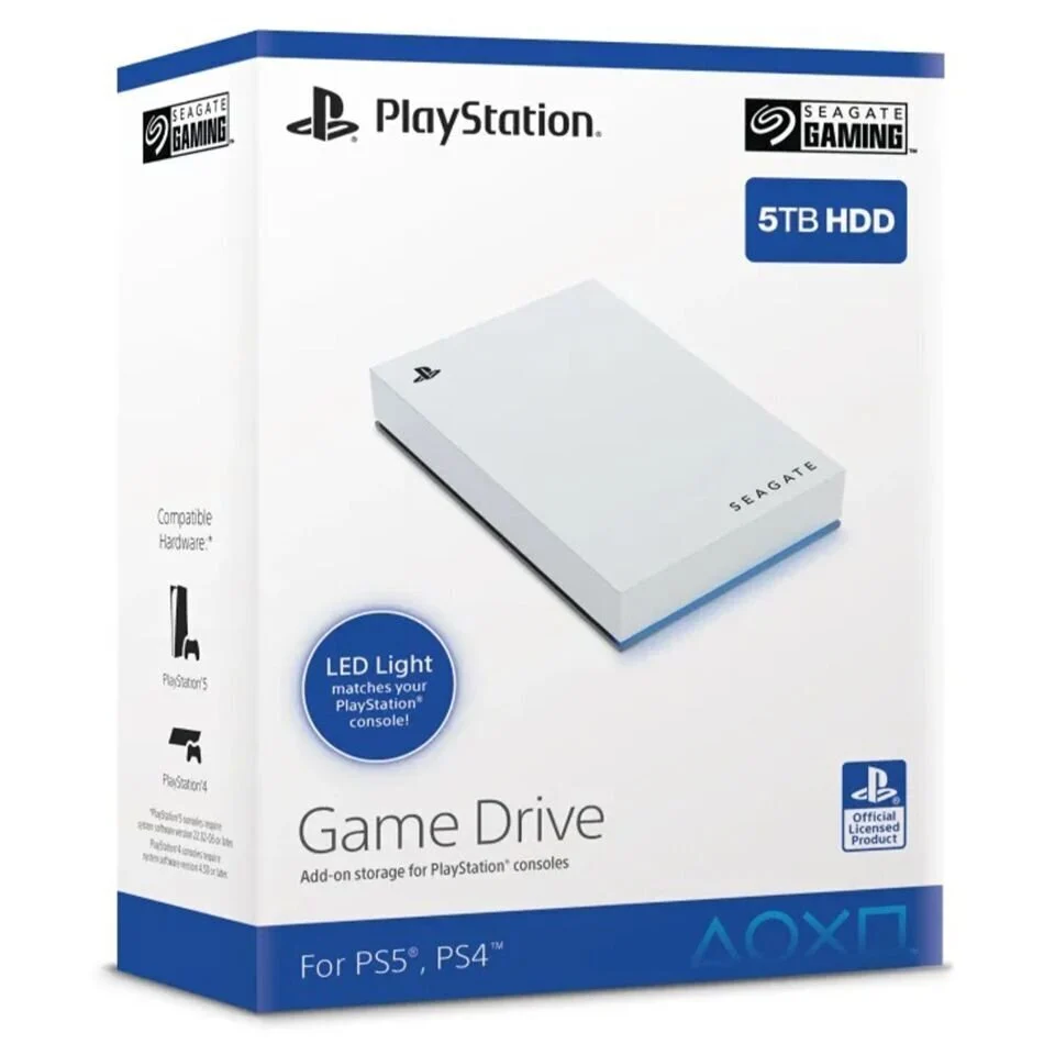 Внешний жесткий диск 5Tb Seagate Game Drive for PlayStation (STLV5000200)