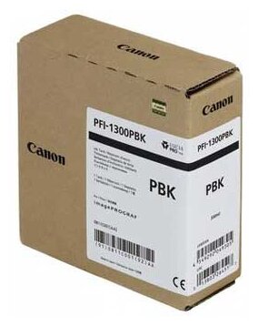 Чернильный картридж Canon PFI-1300 Photo Black (0811C001)