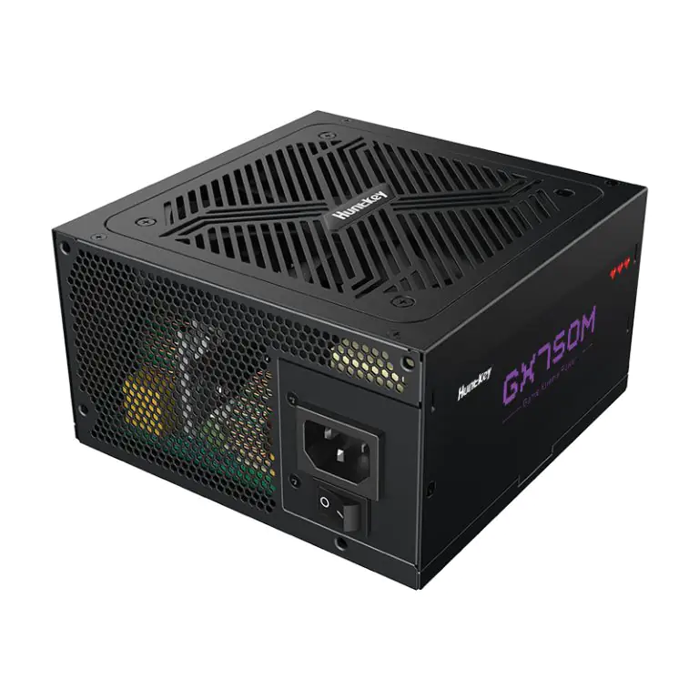 Блок питания Huntkey GX750M, 750W, 12cm HYB Fan, Active PFC, 80+Gold, ATX (GX750M)