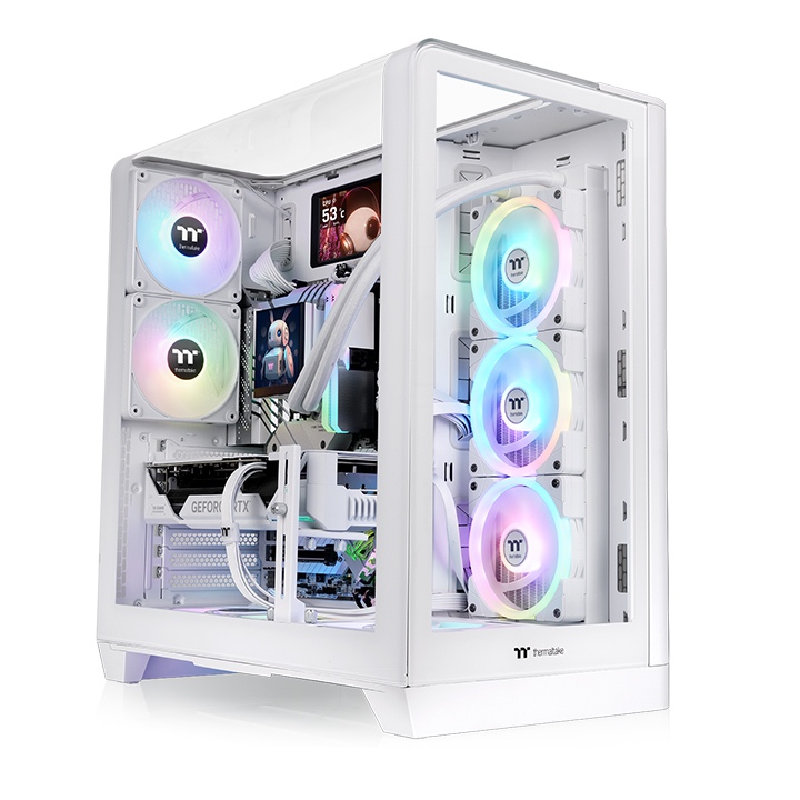 Компьютерный корпус Thermaltake View 390 TG - White (CA-11F-00M6WN-01)