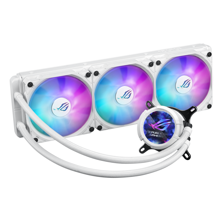 Система жидкостного охлаждения ASUS ROG STRIX LC III 360 ARGB LCD WHT (90RC00W2-M0UAY0)