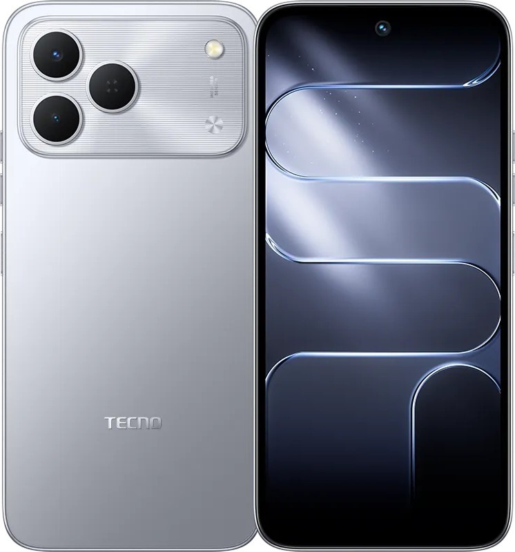 Смартфон Tecno Spark 50, 4/128GB, Titanium Grey (KN4N TITANIUM GREY 4/128GB)
