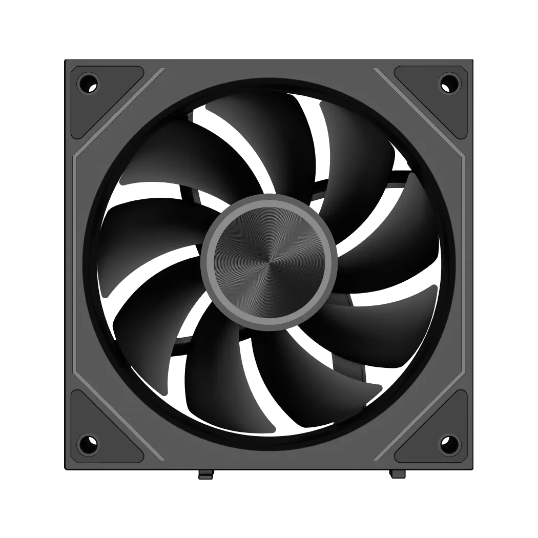 Вентилятор для корпуса PCCooler F3 X120 ARGB BK Black (F3 X120 ARGB BK 3IN1)