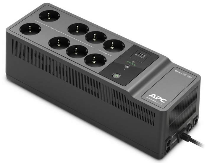 Источник бесперебойного питания APC Back-UPS 650VA, 230V, 1 USB (BE650G2-RS/box)