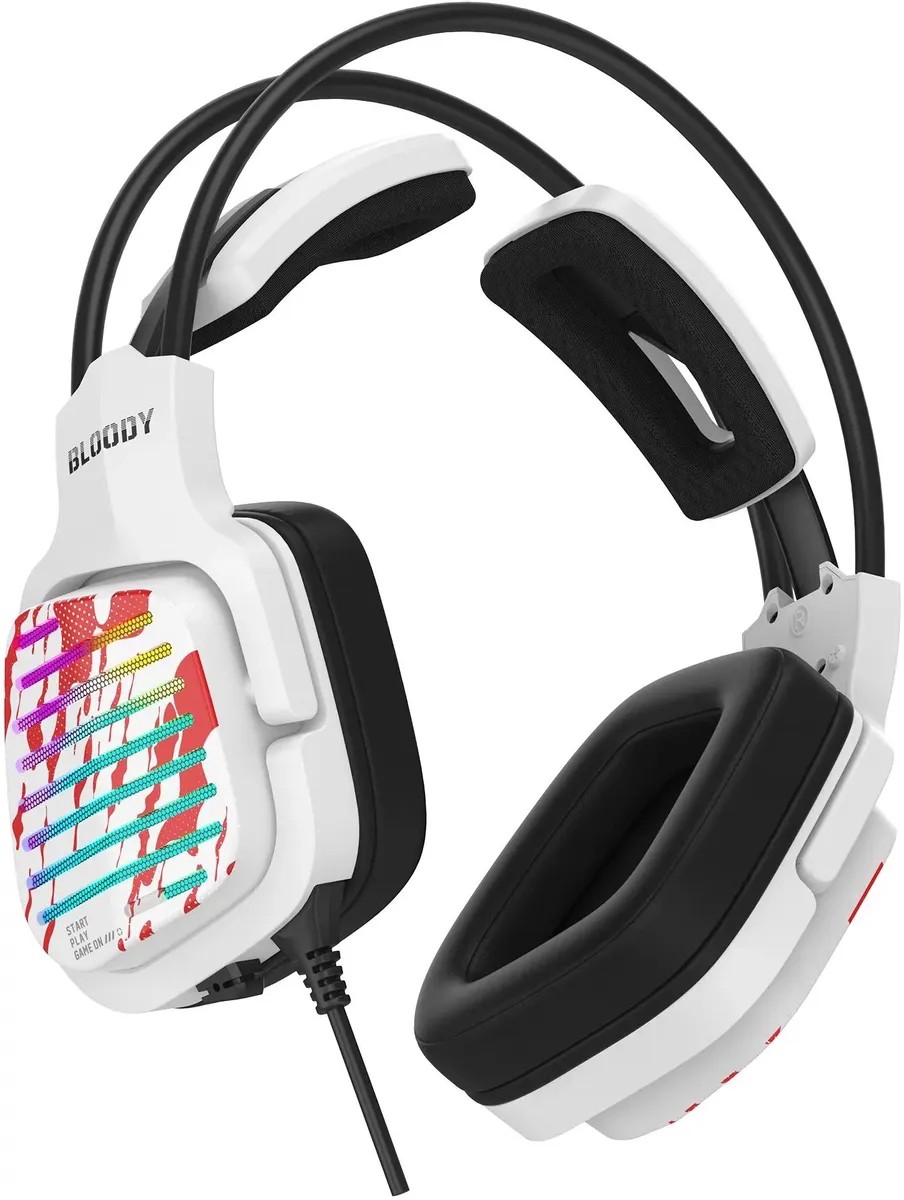 Наушники игровые Bloody G565 Energy White (G565 Energy White)