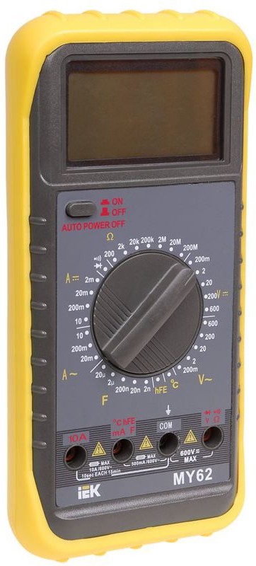 Мультиметр цифровой PROFESSIONAL MY62 IEK (TMD-5S-062)