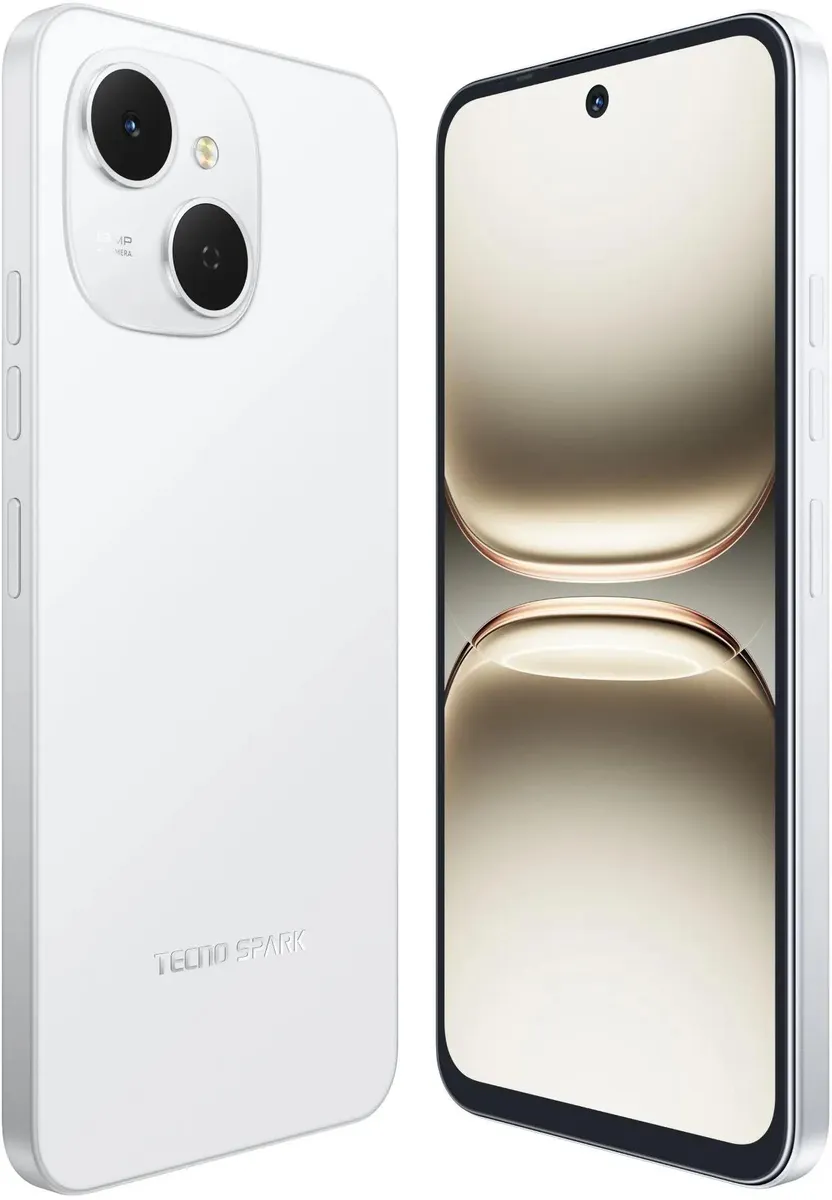 Смартфон Tecno Spark 40C, 8/128GB, Veil White (KM4K VEIL WHITE 8/128GB)