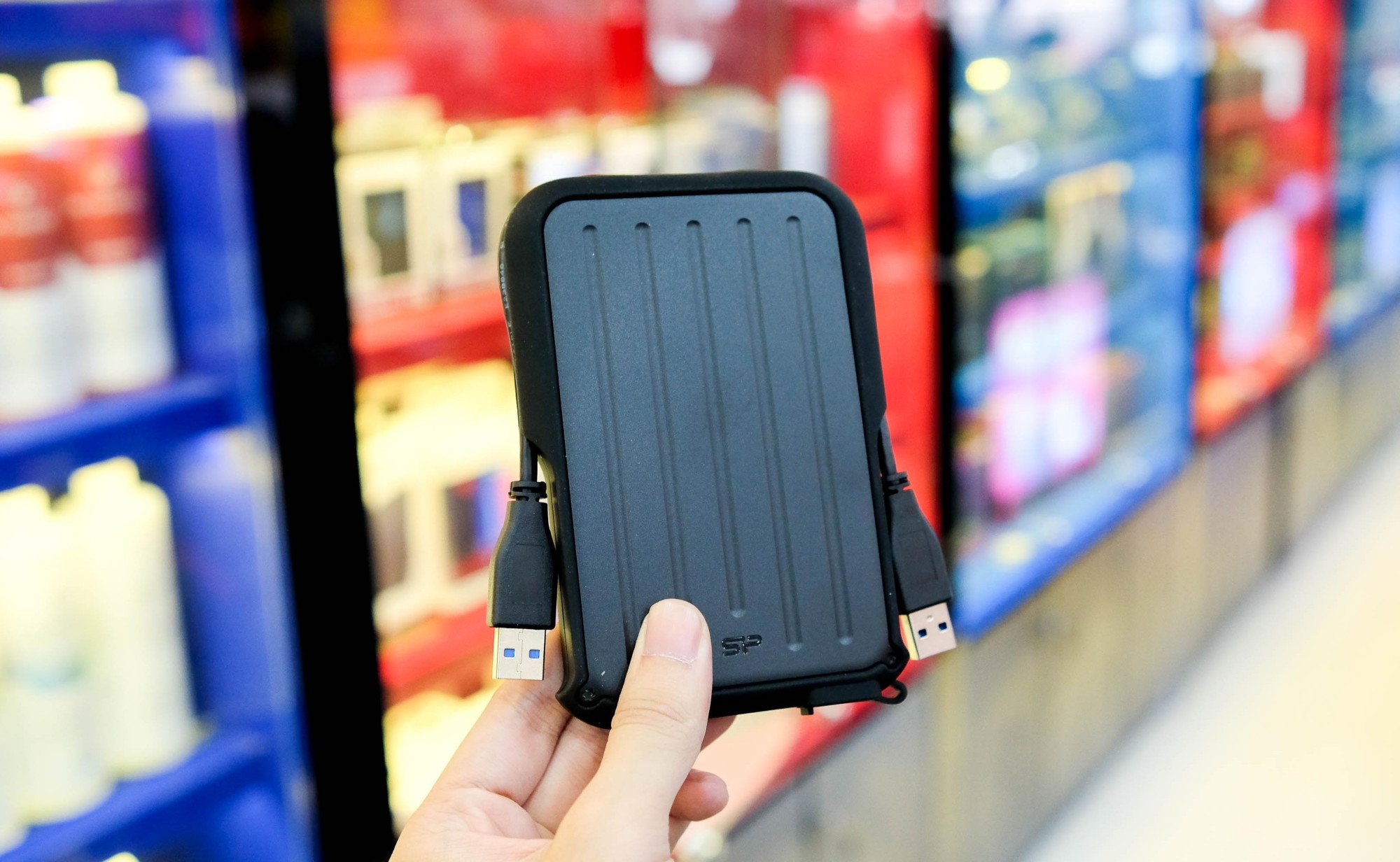 Внешний HDD Silicon Power PHD Armor A66 5TB,Black (SP050TBPHD66LS3K)