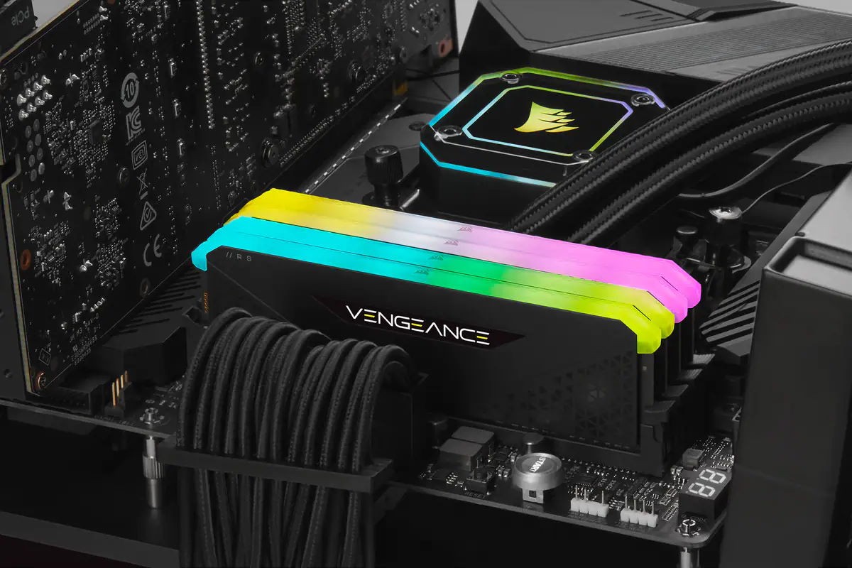 Оперативная память Corsair Vengeance RGB RS DDR4, 3200MHz 32GB (2x16GB) - Black (CMG32GX4M2E3200C16)