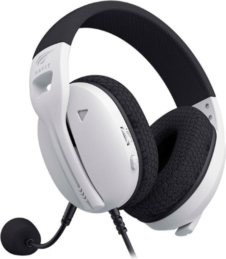 Наушники проводные Havit Fuxi-H5d, White+Black (2.0301200390003E+14)