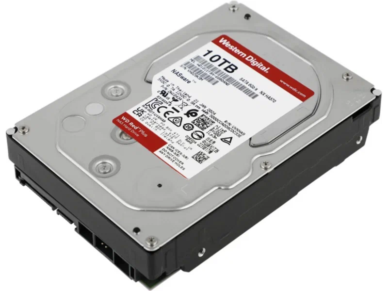 Жесткий диск для NAS систем HDD 10Tb Western Digital RED Plus (WD100EFGX)