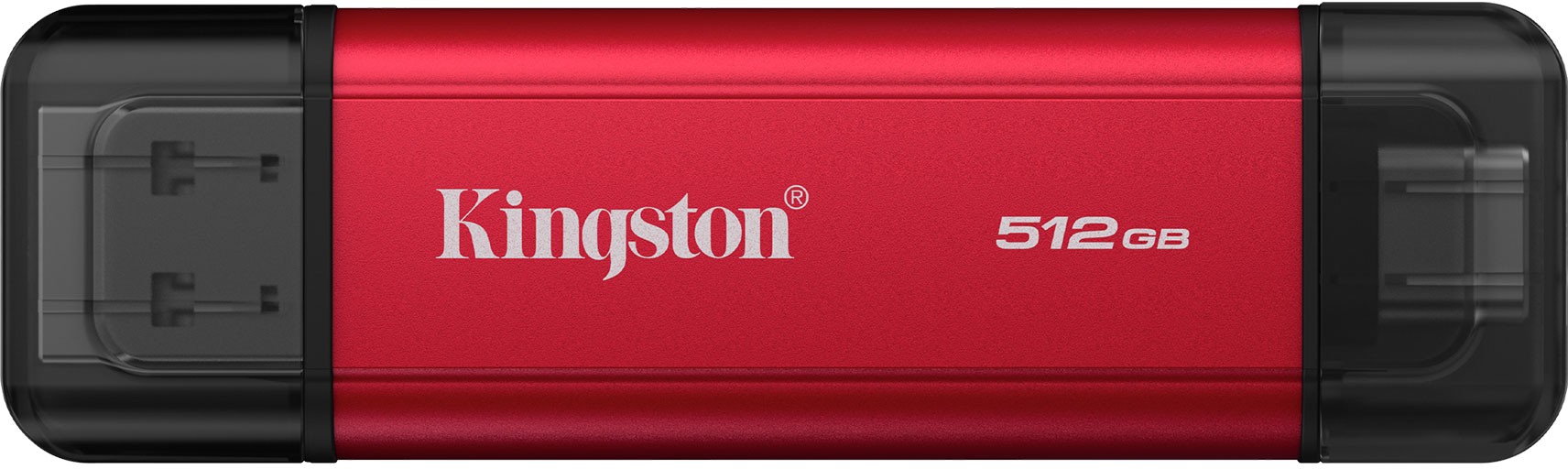 Внешний SSD диск Kingston 512GB Dual Portable Красный (SPSD/512GB)