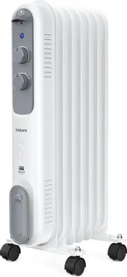 Обогреватель Timberk TOR 21.1507 DC, 1500Вт, масляный, White (TOR 21.1507 DC)