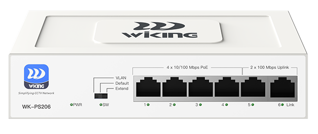 Коммутатор Wi-Tek WK-PS206  (WK-PS206)
