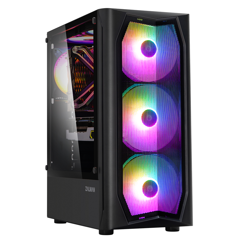  Корпус Zalman N4 Rev.1, Midi Tower, Черный (N4 BLACK)