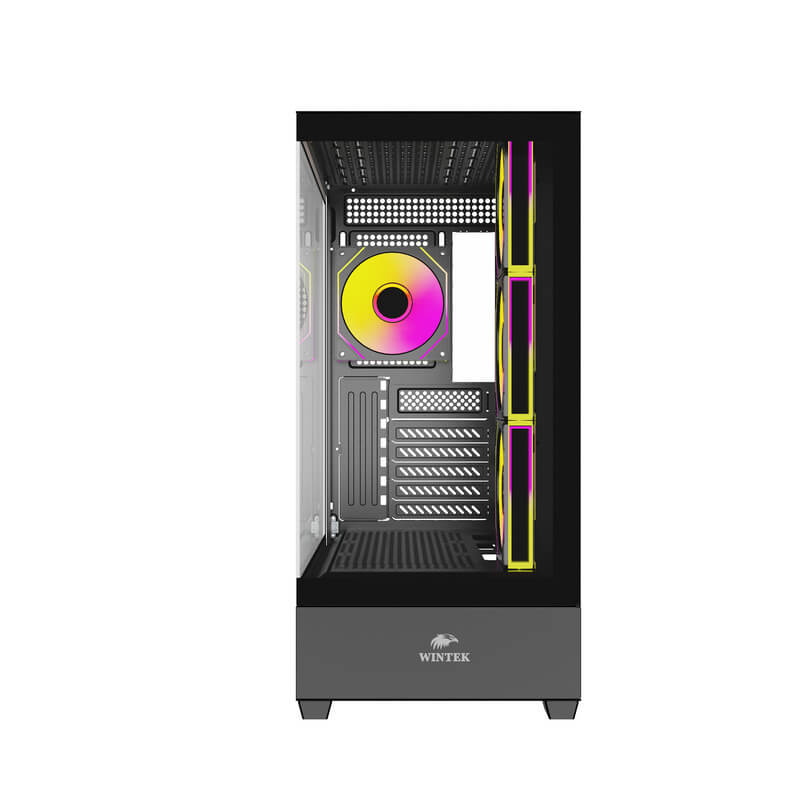 Корпус Wintek Tower 225-B TG, Black (225-B TG)