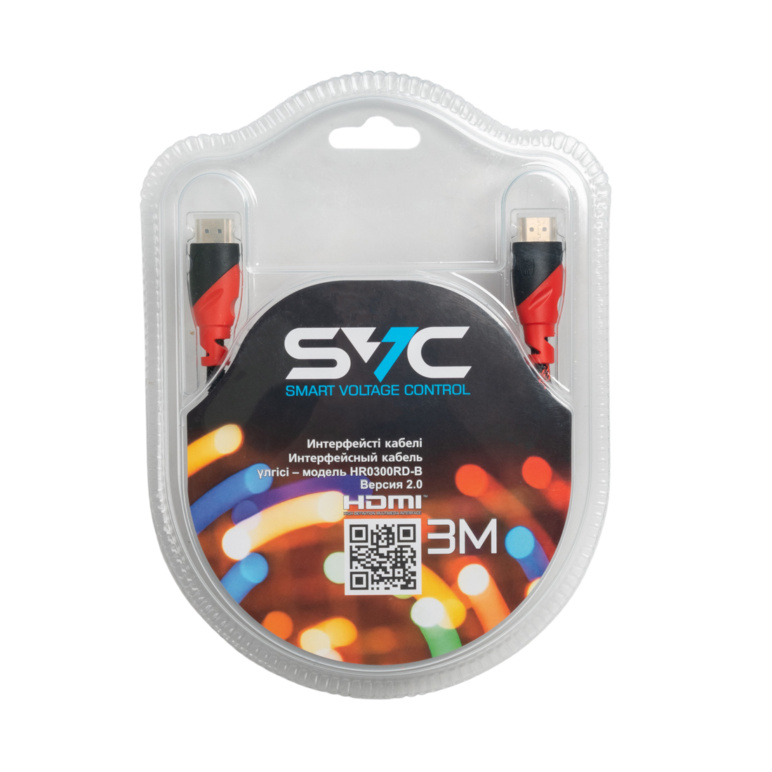 Интерфейсный кабель SVC HDMI-HDMI HR0300RD-B 3 м (HR0300RD-B)