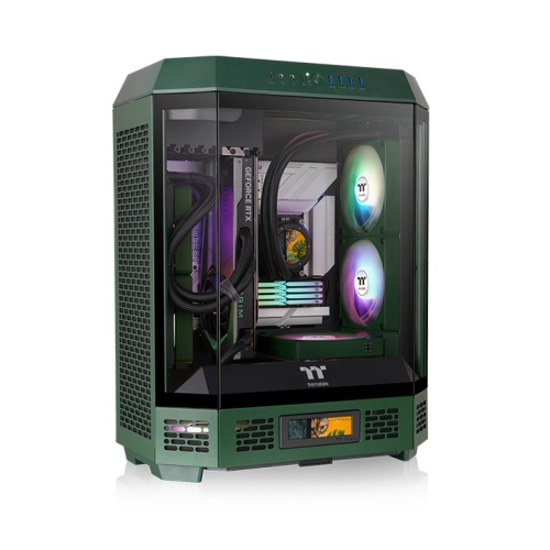 Компьютерный корпус Thermaltake The Tower 600 Racing Green без Б/П (CA-1Z1-00MCWN-00)