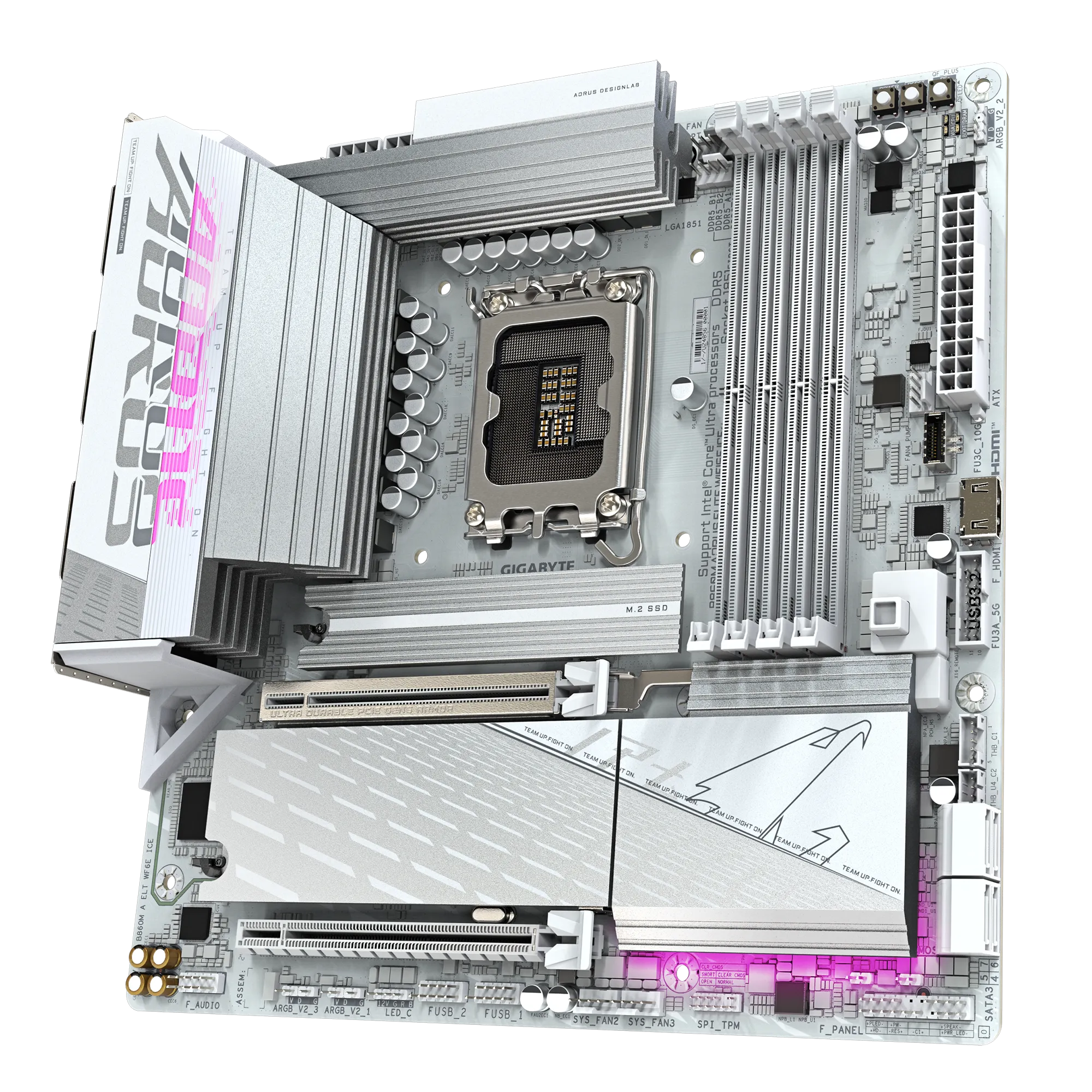Материнская плата Gigabyte B860M AORUS ELITE WIFI6E ICE (B860M A ELT WF6E ICE)