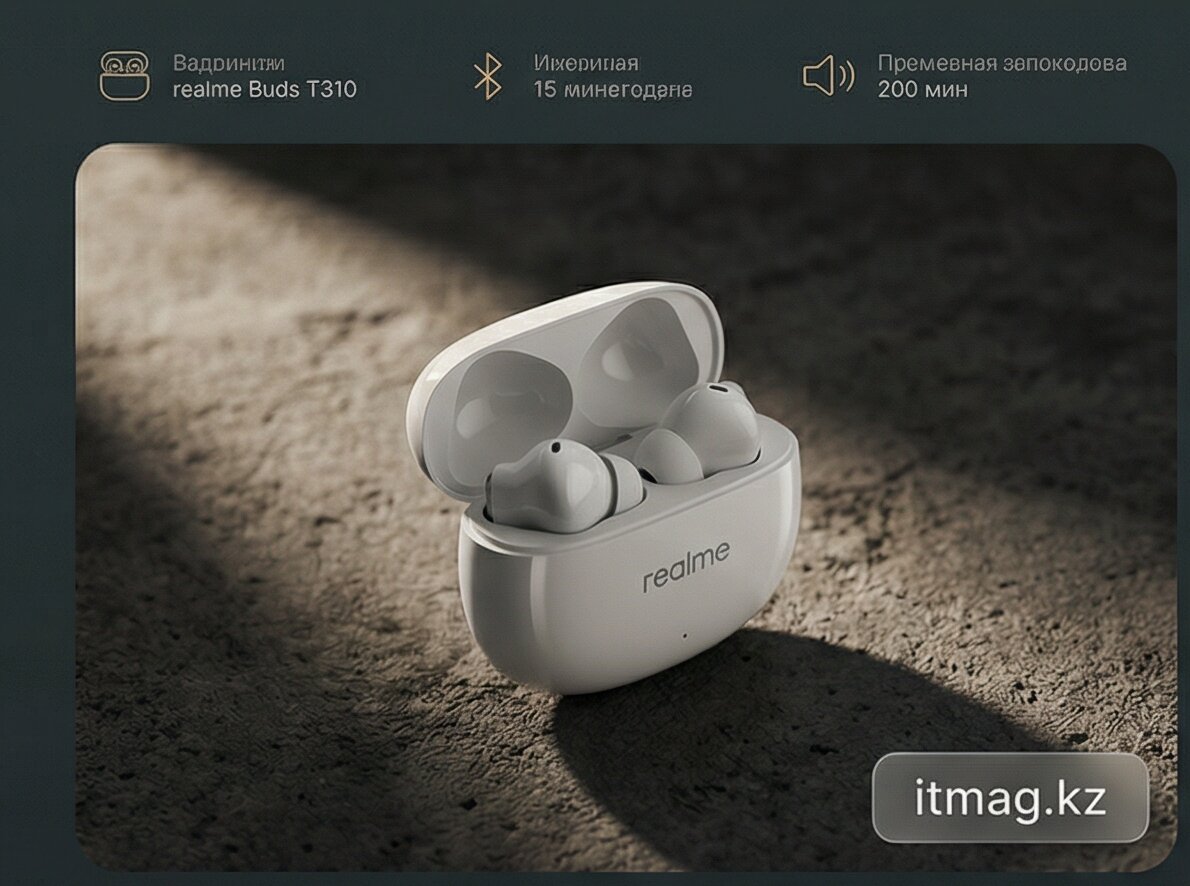 НАУШНИКИ REALME RMA2303 BUDS T310 БЕЛЫЙ (6941764436893)